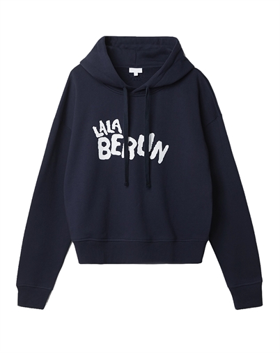Lala Berlin - Hedy Cotton Hoodie - Dark Navy